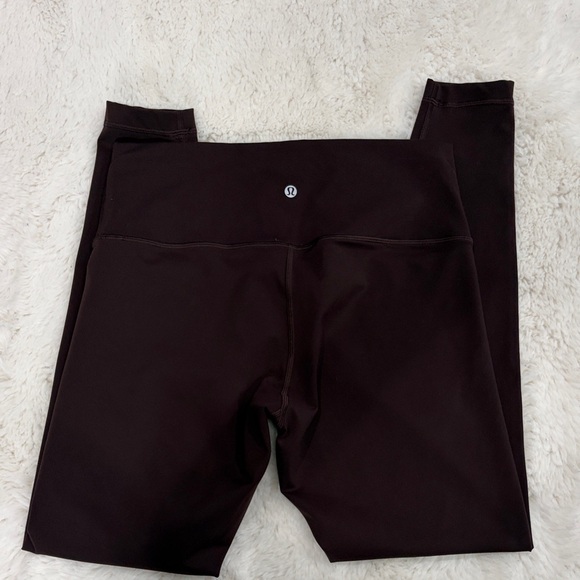 Lululemon Dark Brown High-Waisted Leggings,Size 12. - Picture 14 of 17